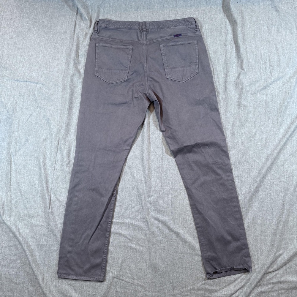 UNTUCKit‎ Pants Mens 35x32 Gray Straight Fit Stretch Pima Cotton Casual Chinos - Picture 10 of 12